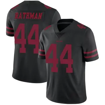 Men's Tom Rathman San Francisco 49ers Limited Black Alternate Vapor Untouchable Jersey