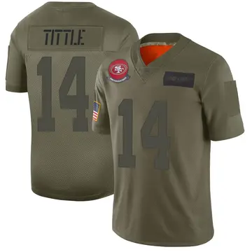 Men's Y.A. Tittle San Francisco 49ers Limited Camo 2019 Salute to Service Jersey