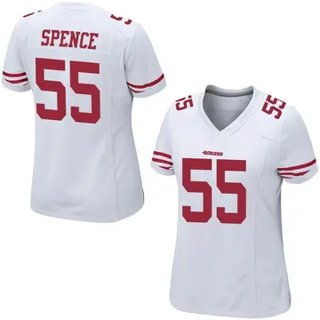 Women's Akeem Spence San Francisco 49ers Game White Jersey