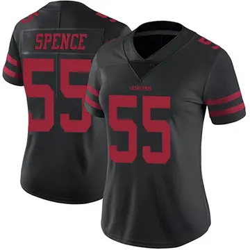 Women's Akeem Spence San Francisco 49ers Limited Black Alternate Vapor Untouchable Jersey