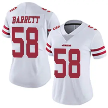 Women's Alex Barrett San Francisco 49ers Limited White Vapor Untouchable Jersey