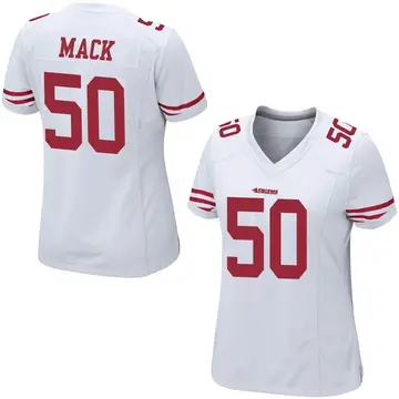 Women's Alex Mack San Francisco 49ers Game White Jersey
