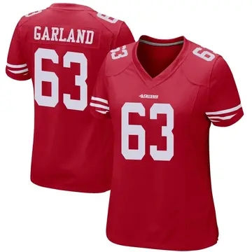 Women's Ben Garland San Francisco 49ers Game Red Team Color Jersey