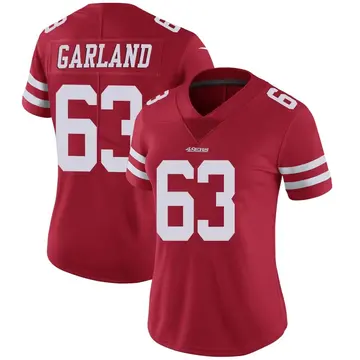 Women's Ben Garland San Francisco 49ers Limited Red Team Color Vapor Untouchable Jersey