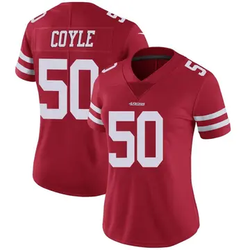 Women's Brock Coyle San Francisco 49ers Limited Red Team Color Vapor Untouchable Jersey