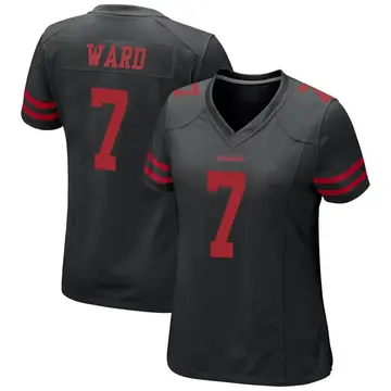 Women's Charvarius Ward San Francisco 49ers Game Black Alternate Jersey