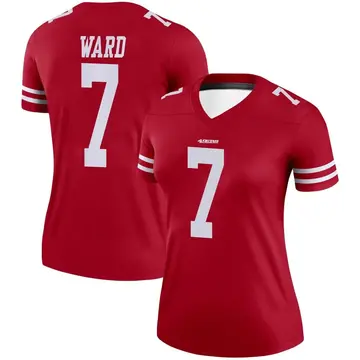 Women's Charvarius Ward San Francisco 49ers Legend Scarlet Jersey