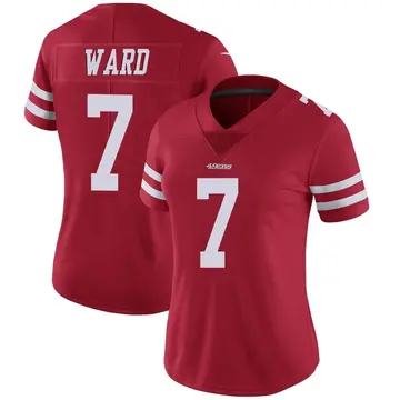 Women's Charvarius Ward San Francisco 49ers Limited Red Team Color Vapor Untouchable Jersey