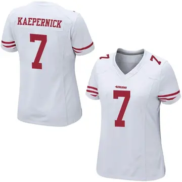 Women's Colin Kaepernick San Francisco 49ers Game White Jersey