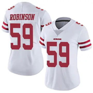 Women's Curtis Robinson San Francisco 49ers Limited White Vapor Untouchable Jersey