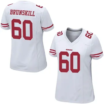 Women's Daniel Brunskill San Francisco 49ers Game White Jersey