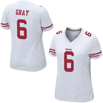 Women's Danny Gray San Francisco 49ers Game White Jersey