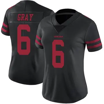Women's Danny Gray San Francisco 49ers Limited Black Alternate Vapor Untouchable Jersey