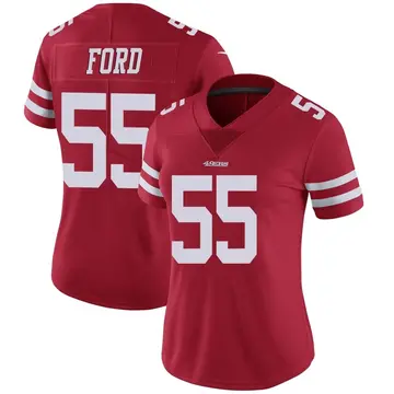 Women's Dee Ford San Francisco 49ers Limited Red Team Color Vapor Untouchable Jersey