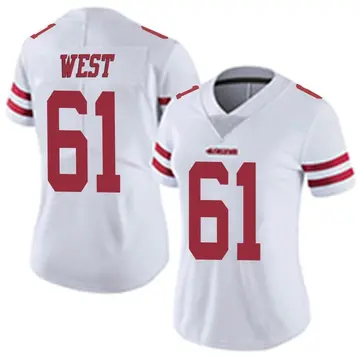 Women's Dohnovan West San Francisco 49ers Limited White Vapor Untouchable Jersey