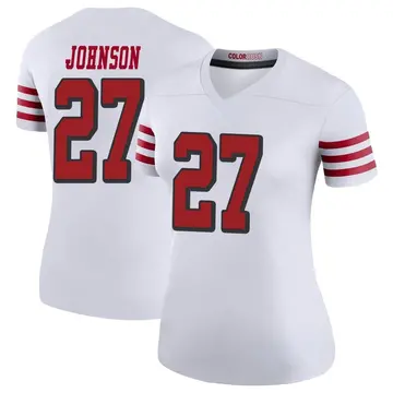 Women's Dontae Johnson San Francisco 49ers Legend White Color Rush Jersey