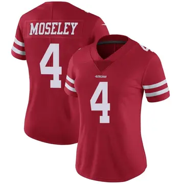 Women's Emmanuel Moseley San Francisco 49ers Limited Red Team Color Vapor Untouchable Jersey