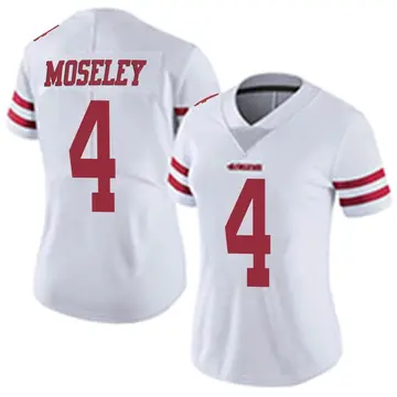 Women's Emmanuel Moseley San Francisco 49ers Limited White Vapor Untouchable Jersey