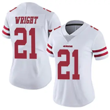Women's Eric Wright San Francisco 49ers Limited White Vapor Untouchable Jersey
