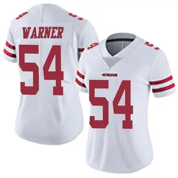 Women's Fred Warner San Francisco 49ers Limited White Vapor Untouchable Jersey