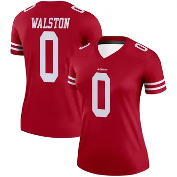 Women's Garrett Walston San Francisco 49ers Legend Scarlet Jersey
