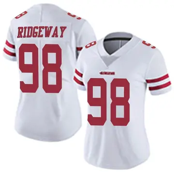 Women's Hassan Ridgeway San Francisco 49ers Limited White Vapor Untouchable Jersey
