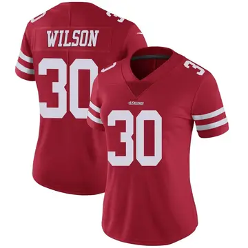 Women's Jarrod Wilson San Francisco 49ers Limited Red Team Color Vapor Untouchable Jersey