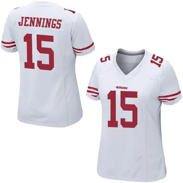 Women's Jauan Jennings San Francisco 49ers Game White Jersey