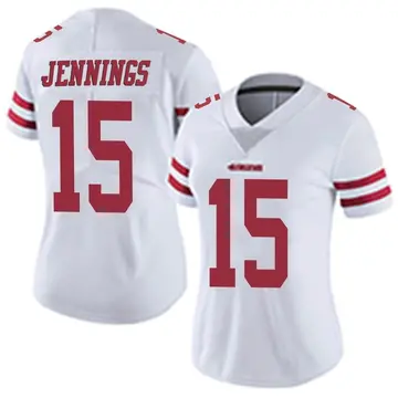 Women's Jauan Jennings San Francisco 49ers Limited White Vapor Untouchable Jersey