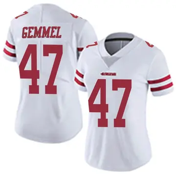 Women's Jeremiah Gemmel San Francisco 49ers Limited White Vapor Untouchable Jersey