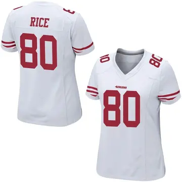 Women's Jerry Rice San Francisco 49ers Game White Jersey