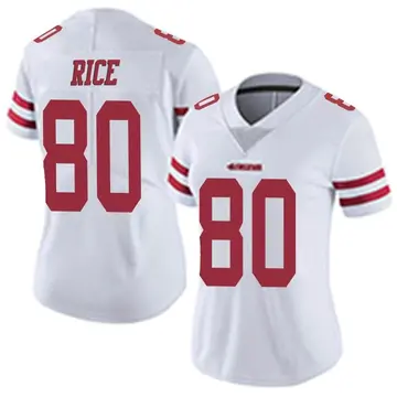 Women's Jerry Rice San Francisco 49ers Limited White Vapor Untouchable Jersey