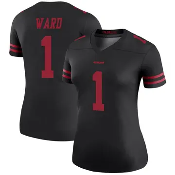 Women's Jimmie Ward San Francisco 49ers Legend Black Color Rush Jersey