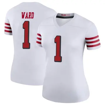 Women's Jimmie Ward San Francisco 49ers Legend White Color Rush Jersey