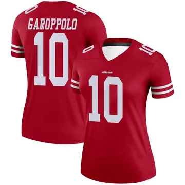 Women's Jimmy Garoppolo San Francisco 49ers Legend Scarlet Jersey