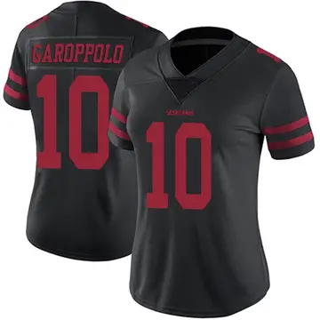 Women's Jimmy Garoppolo San Francisco 49ers Limited Black Alternate Vapor Untouchable Jersey