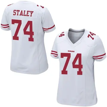 Women's Joe Staley San Francisco 49ers Game White Jersey