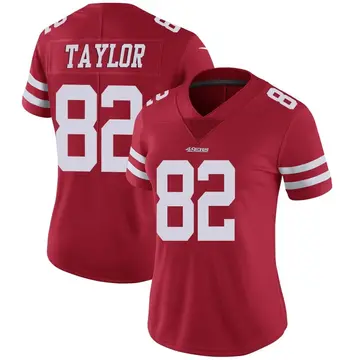 Women's John Taylor San Francisco 49ers Limited Red Team Color Vapor Untouchable Jersey
