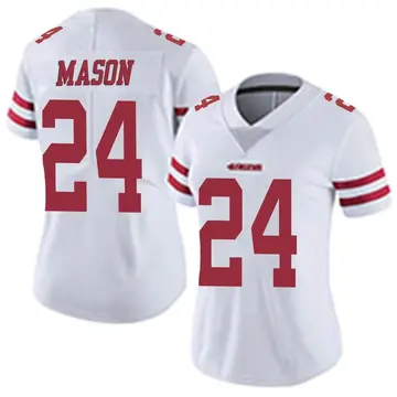 Women's Jordan Mason San Francisco 49ers Limited White Vapor Untouchable Jersey