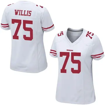 Women's Jordan Willis San Francisco 49ers Game White Jersey