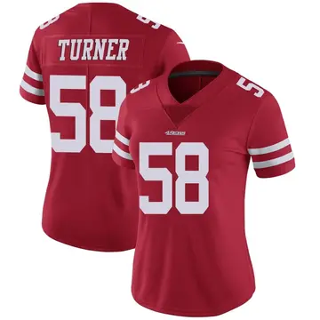 Women's Keena Turner San Francisco 49ers Limited Red Team Color Vapor Untouchable Jersey