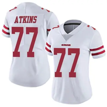 Women's Kevin Atkins San Francisco 49ers Limited White Vapor Untouchable Jersey
