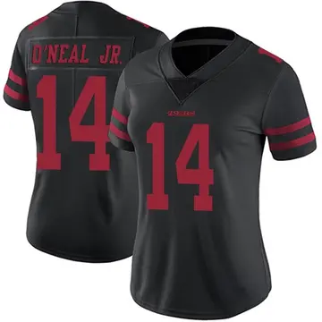 Women's Leon O'Neal Jr. San Francisco 49ers Limited Black Alternate Vapor Untouchable Jersey
