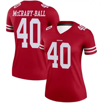 Women's Marcelino McCrary-Ball San Francisco 49ers Legend Scarlet Jersey