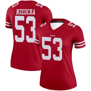 Women's Mark Nzeocha San Francisco 49ers Legend Scarlet Jersey
