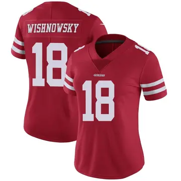 Women's Mitch Wishnowsky San Francisco 49ers Limited Red Team Color Vapor Untouchable Jersey