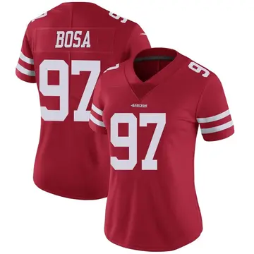 Women's Nick Bosa San Francisco 49ers Limited Red Team Color Vapor Untouchable Jersey