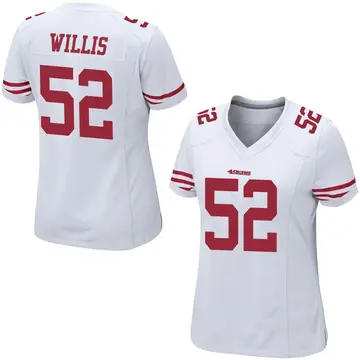 Women's Patrick Willis San Francisco 49ers Game White Jersey