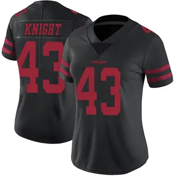 Women's Qwuantrezz Knight San Francisco 49ers Limited Black Alternate Vapor Untouchable Jersey