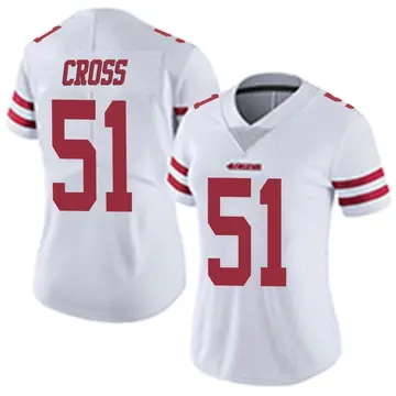 Women's Randy Cross San Francisco 49ers Limited White Vapor Untouchable Jersey